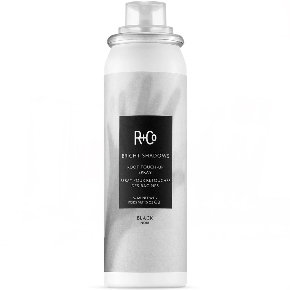 R+Co BRIGHT SHADOWS ROOT TOUCH-UP SPRAY - Black - Brand New